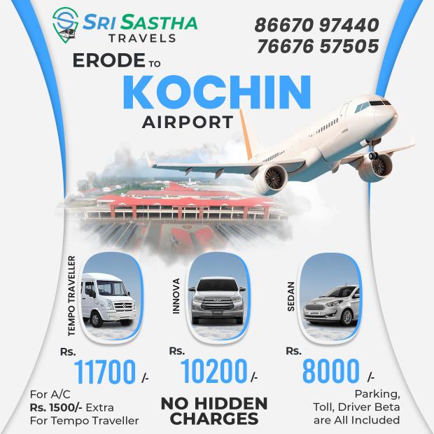 Erode to Kochin Airport drop 1